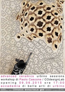 Advanced Ceramics un workshop collettivo ad Urbino, Fab Lab Pavia presente!!